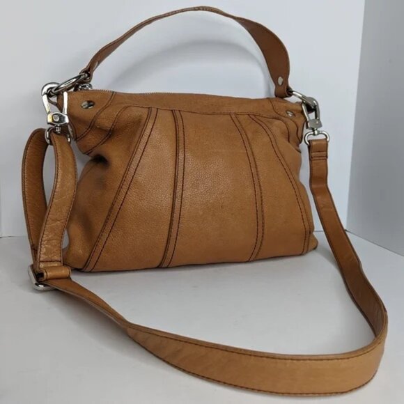 Hobo Leather Convertible Crossbody Shoulder Bag - Picture 2 of 16